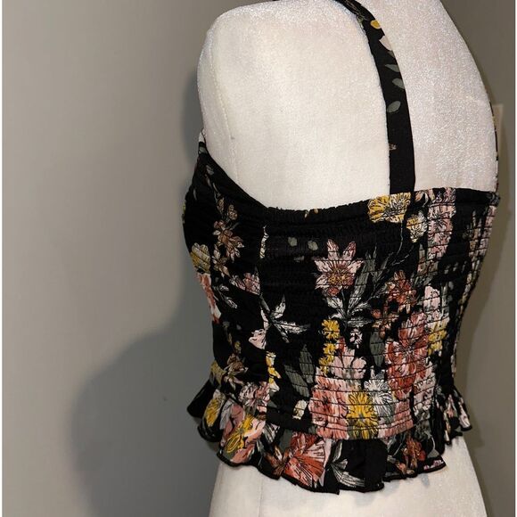 B-O-G COLLECTION Floral CamiCropTop NWT Size M - Picture 5 of 9